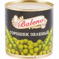 Горошек зеленый консервированный «Baleno» 400 г