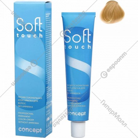 Крем-краска «Concept» Soft Touch, 10.37 очень светлый песочный блондин, 100 мл