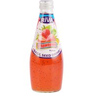 Напиток негазированный «Blue Riva» с семенами базилика и вкусом клубники, 290 мл