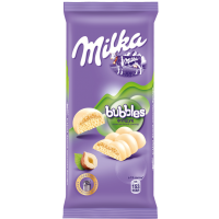 

Шоколад "MILKA BUBBLES"(бел,пор,фунд)83г