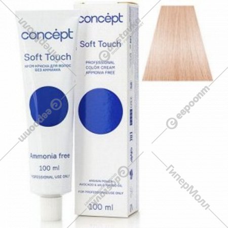 Крем-краска «Concept» Soft Touch, 10.74 очень светлый коричнево-медный блондин, 100 мл