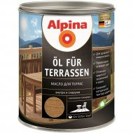 Масло для древесины «Alpina» Oel fuer Terrassen, 2.5 л