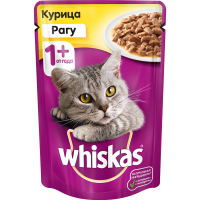 

Корм д/котов "ВИСКАС" (рагу кур) 85гр