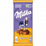 Шоколад молочный «Milka» с карамельной начинкой, 90 г