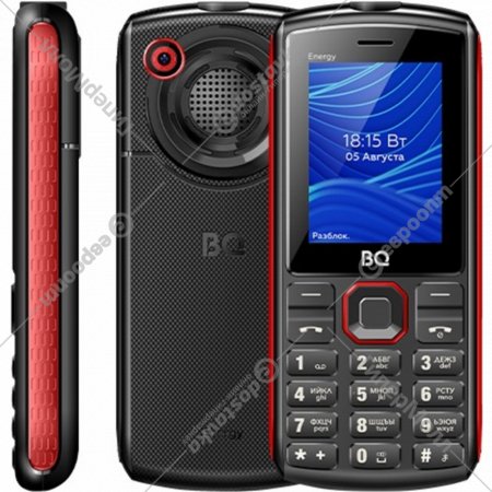 Мобильный телефон «BQ» Energy Black+Red, BQ-2452