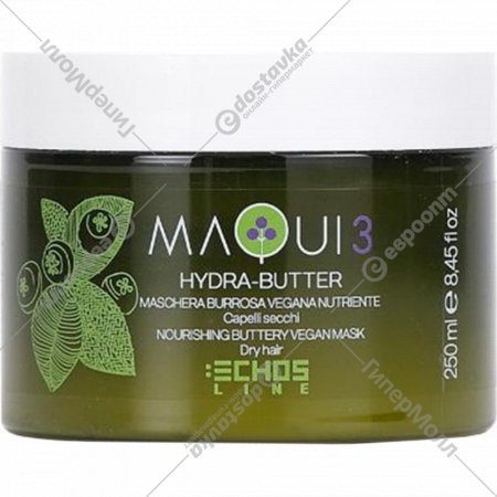 Маска для волос «EchosLine» Maqui 3 Nourishing Buttery Vegan, с маслом ши, 250 мл