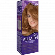 Краска для волос «Wellaton» шоколад с карамелью, 8/74.