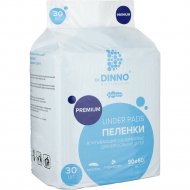 Пеленки впитывающие одноразовые «Dr.DINNO» Premium, 30 шт