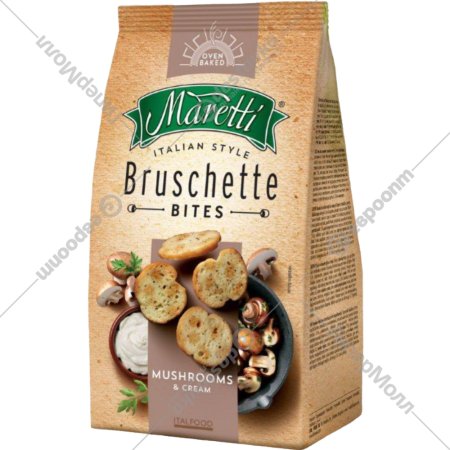 Брускетта «Maretti» Bruschette, грибы со сметаной, 70 г