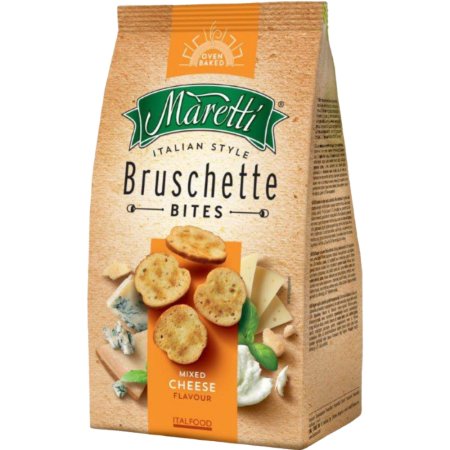 Брускетта Maretti Bruschette, сырный микс, 70 г
