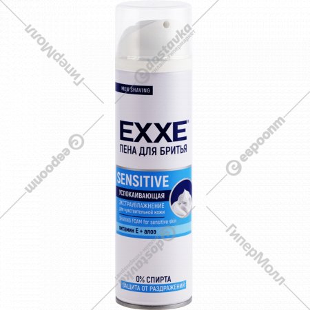 Пена для бритья «Exxe» Sensitive, успокаивающая, 200 мл