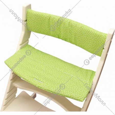 Чехол универсальный к стулу «Millwood» для Вырастайка, зеленый горох, 43х20/30х3 см