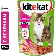 Корм для кошек «Kitekat» ягненок в соусе, 85 г
