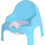 Горшок-стульчик детский «Эльфпласт» EP023-1, бирюзовый/белый