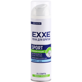 Пена для бритья «Exxe» Sport, тонизирующая, 200 мл
