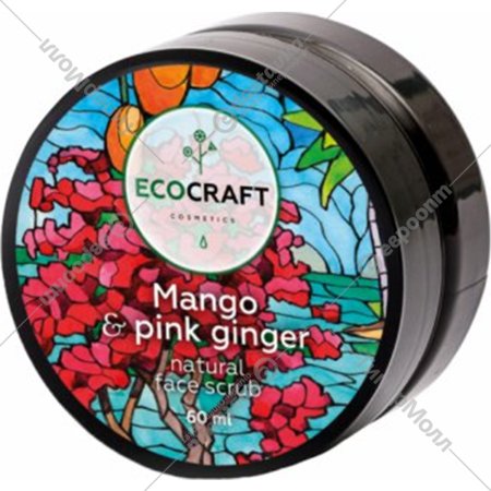 Скраб для лица «EcoCraft» Манго и розовый имбирь, 60 мл