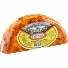 Сыр копченый «Ти-Ким-Кай» Сулугуни с перцем, 45-52%, 1 кг, фасовка 0.4 - 0.5 кг