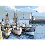 Картина по номерам «PaintBoy» Лодки у причала, EX6080