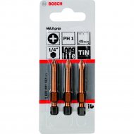 Набор бит «Bosch» PH1, 2607001551, 3шт