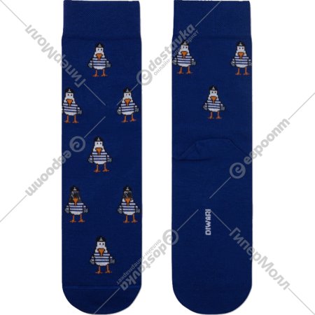 Носки мужские «DiWaRi» Happy, размер 25, 190 синий
