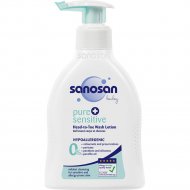 Детское средство для купания «Sanosan» Pure+Sensitive, 200 мл
