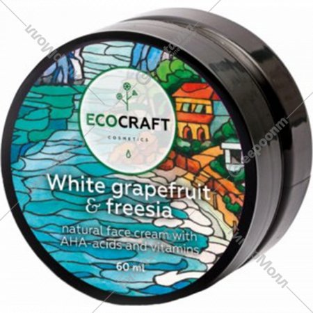 Крем для лица «EcoCraft» Белый грейпфрут и фрезия, для жирной кожи, 60 мл