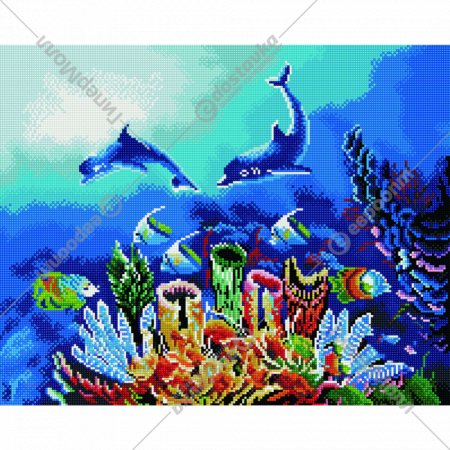 Алмазная мозаика «PaintBoy» Подводный мир, GF570