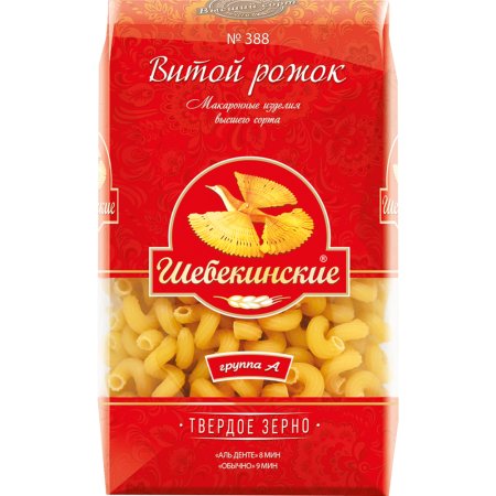 Макаронные изделия Шебекинские рожки, 450 г