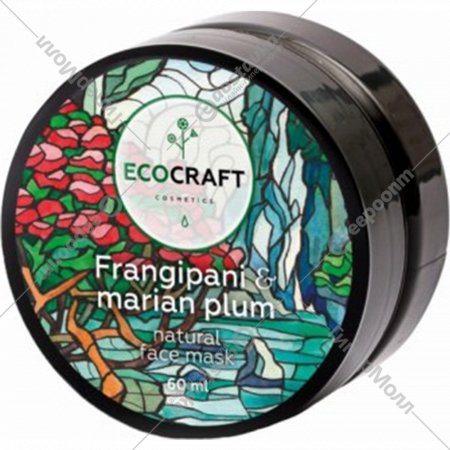 Маска для лица «EcoCraft» Франжипани и марианская слива, 60 мл