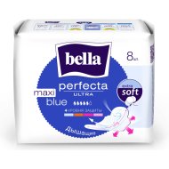 Прокладки гигиенические женские «Bella » Perfecta ultra maxi Blue, ультратонкие впитывающие, 8 шт