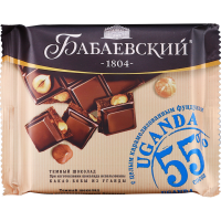 

Шоколад "БАБАЕВСКИЙ"(темн,карам.фунд)90г