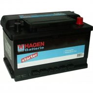 Аккумулятор автомобильный «Hagen» 60Ah, 56001