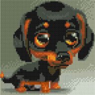 Алмазная мозаика «PaintBoy» Милый пес, BF1199