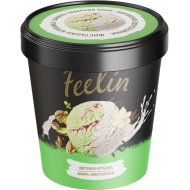 Мороженое Feelin пломбир с наполнителем клубника и заварной крем, 160 г