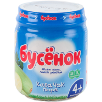 

Пюре «БУСЁНОК» (кабачок), 100г