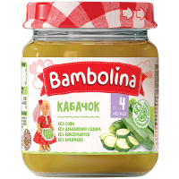 

Пюре д/дет.пит."BAMBOLINA"(кабачок)100г