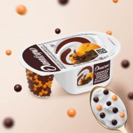 Йогурт «Даниссимо» с хрустящими шариками вкус абрикоса 6,9%, 105 г