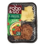 Оладьи из печени Food&Go с картофельным пюре, охлажденные, 250 г