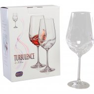 Набор бокалов для вина «Bohemia Crystal» Turbulence, 2 шт, 550 мл