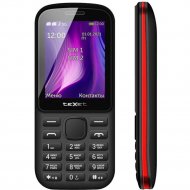 Мобильный телефон «Texet» TM-221 +ЗУ WC-011m, Black-red