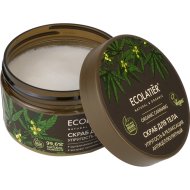 Скраб для тела «Ecolatier» Green Cannabis, Упругость&Релаксация, 300 г