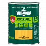 Защитно-декоративный состав «Vidaron» V02, золотистая сосна, 0.7 л