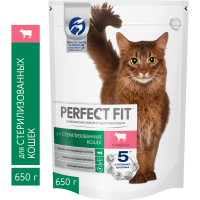 

Корм д/ст.кош"PERFECT FIT"(говядина)650г