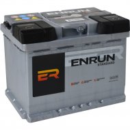 Аккумулятор автомобильный «Enrun» Standard 55Ah 530A, R+, 242x175x190, ES550