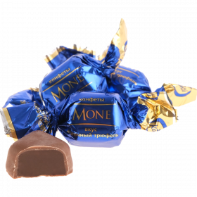 Кон­фе­ты гла­зи­ро­ван­ные «Konti» Моне, вкус мо­лоч­ный трю­фель, 1000 г