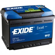 Аккумулятор автомобильный «Exide» Excell EB558 55Ah 620A, L+, 230x180x186 клемы сбоку, EB558