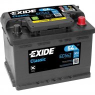 Аккумулятор автомобильный «Exide» Classic EC542 54Ah 500A, R+, 242x175x175, EC542