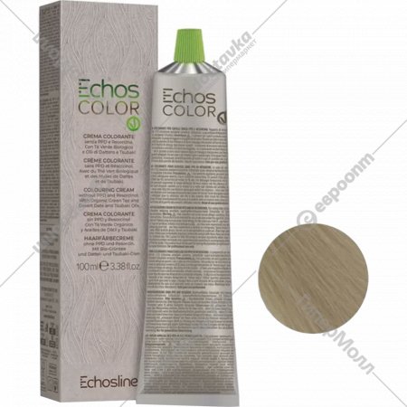 Крем-краска для волос «EchosLine» 10.0 платиновый русый, 100 мл