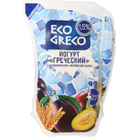 

Йогурт "ГРЕЧЕСКИЙ"1.5%(черн.-злаки) 800г