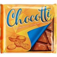 

Плитка конд."CHOCOTTI"(карам/арахис)80г